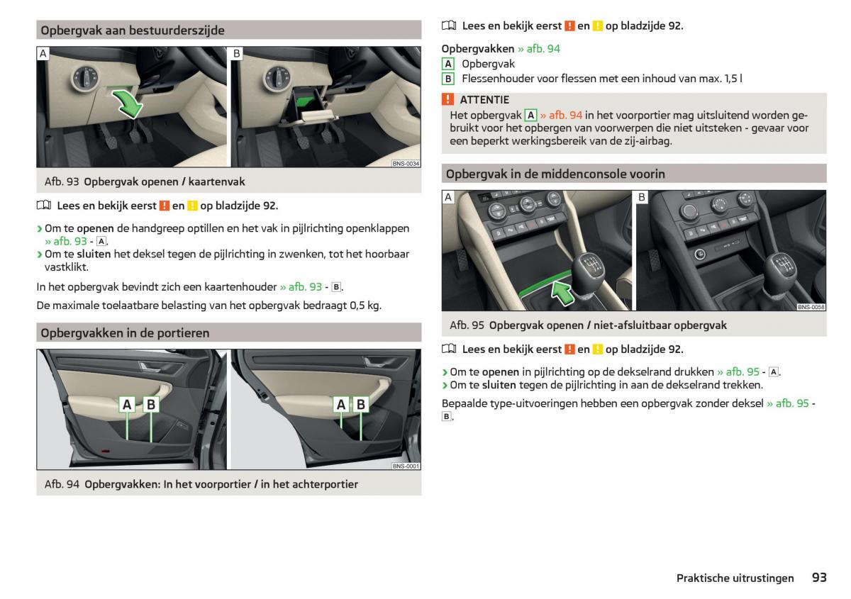 Skoda Kodiaq handleiding / page 95