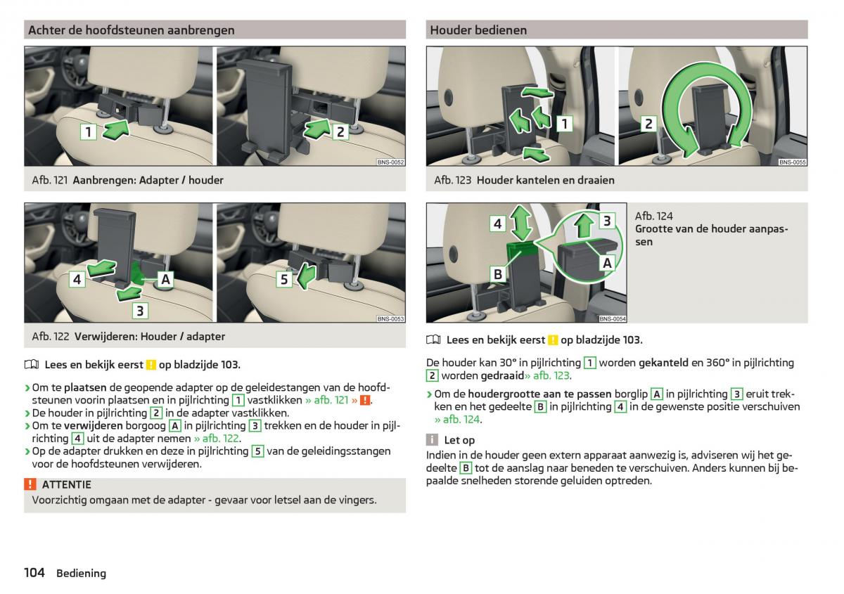 Skoda Kodiaq handleiding / page 106