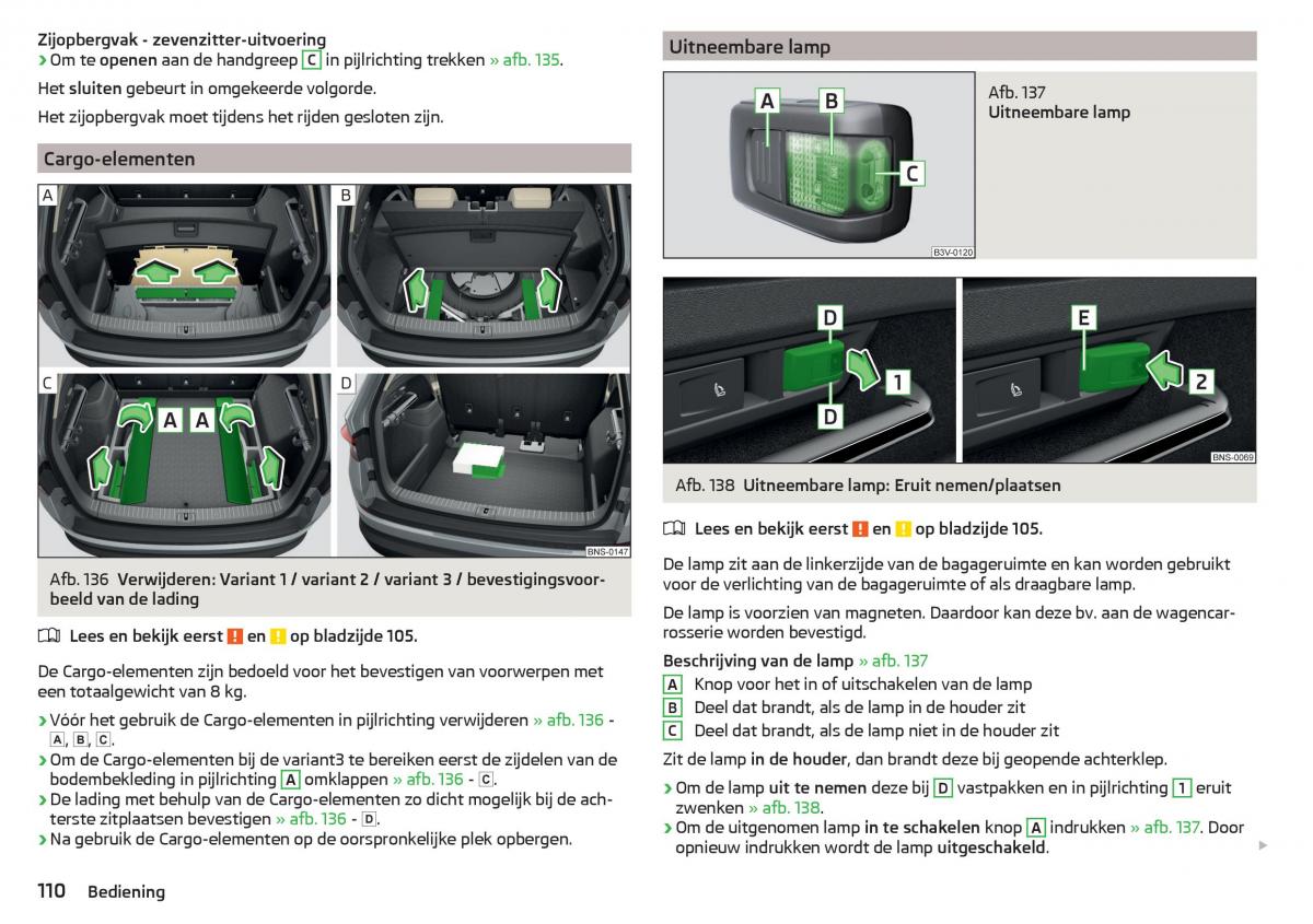 Skoda Kodiaq handleiding / page 112