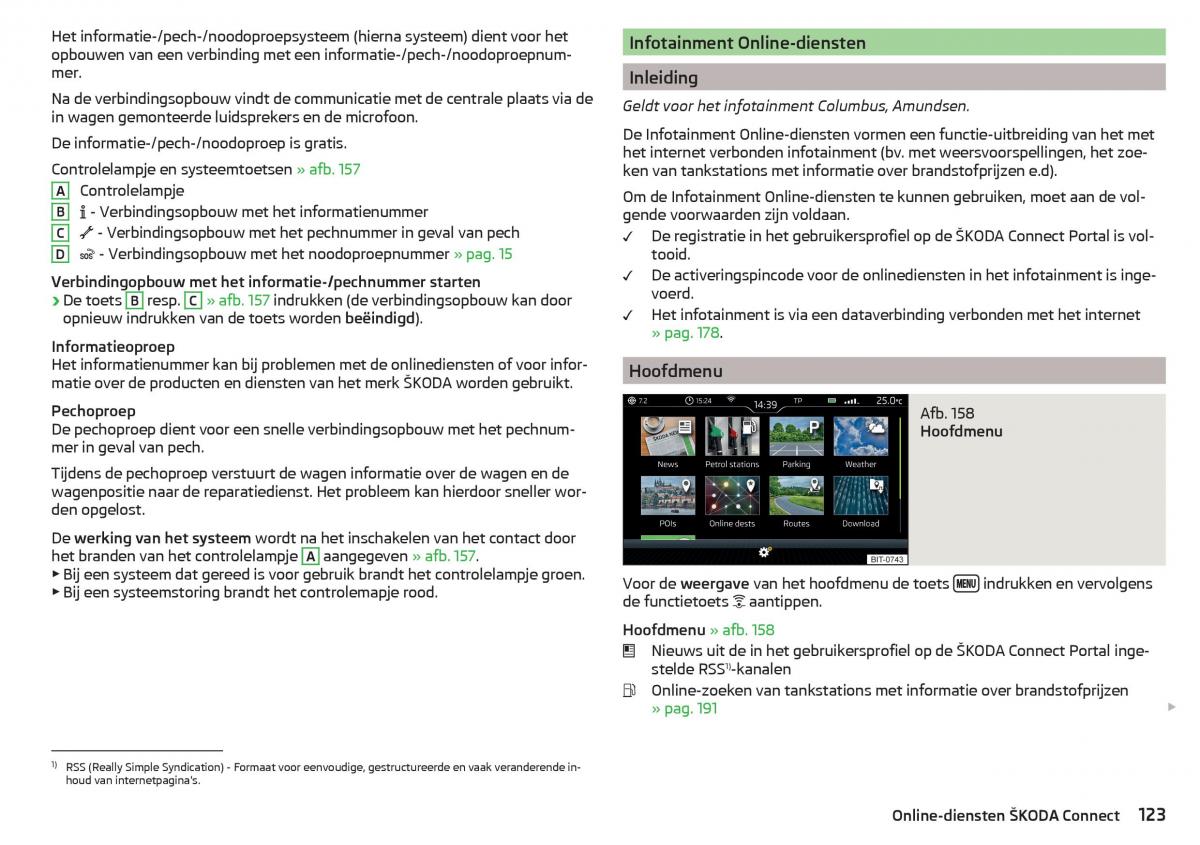 Skoda Kodiaq handleiding / page 125