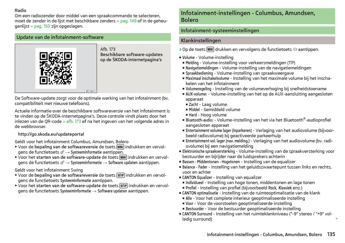 Skoda Kodiaq handleiding / page 137