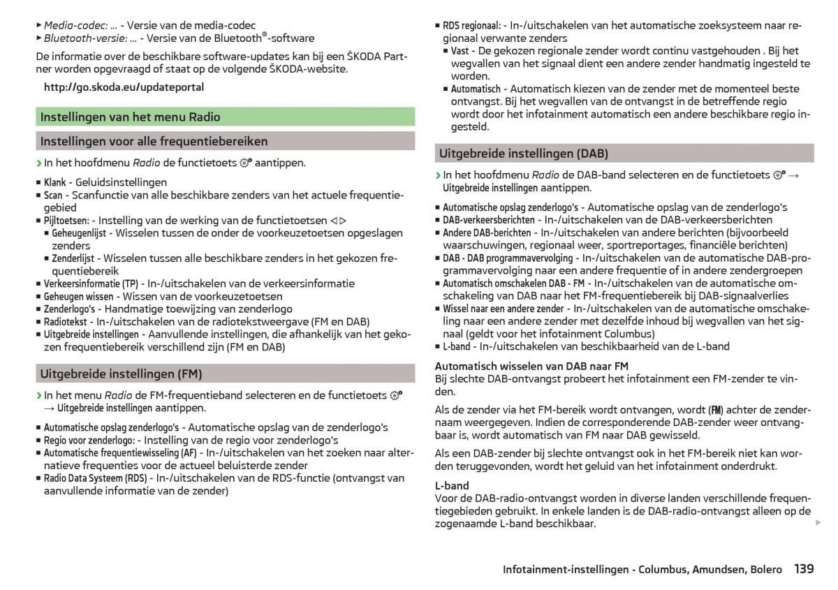 Skoda Kodiaq handleiding / page 141