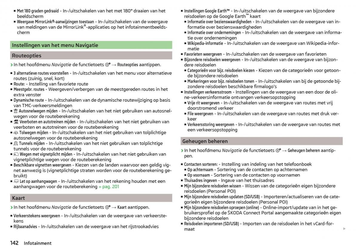 Skoda Kodiaq handleiding / page 144