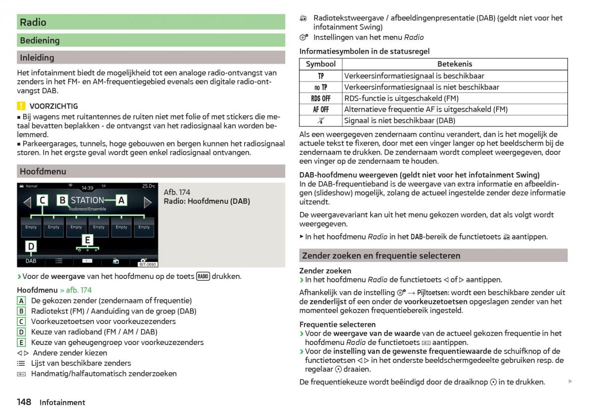 Skoda Kodiaq handleiding / page 150