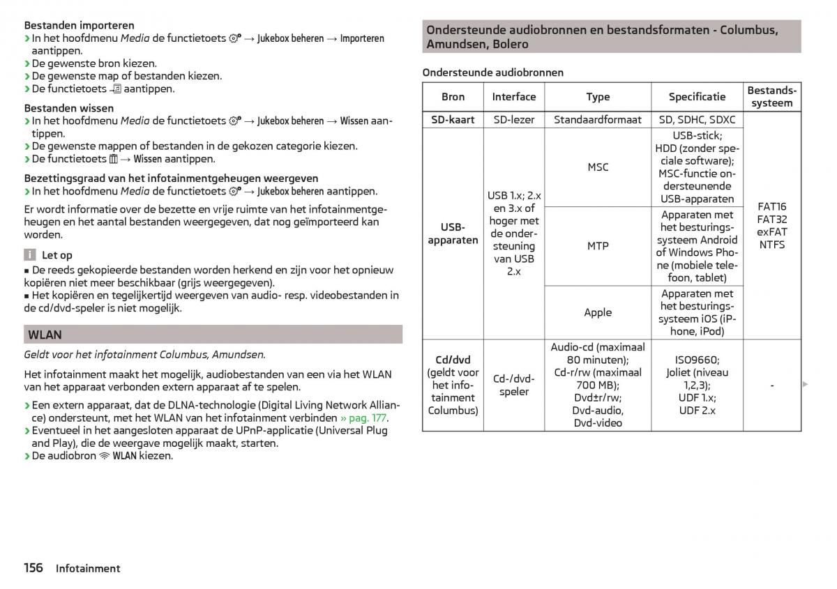 Skoda Kodiaq handleiding / page 158