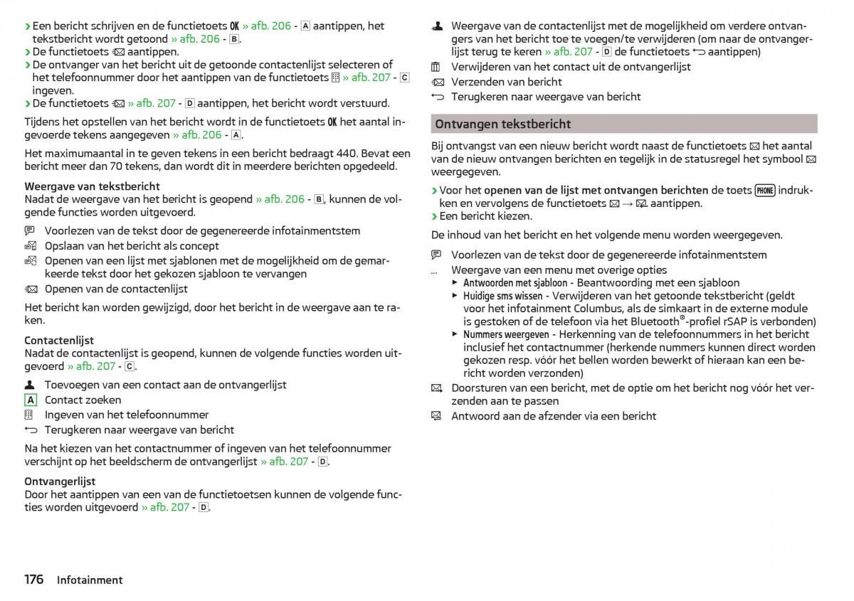 Skoda Kodiaq handleiding / page 178