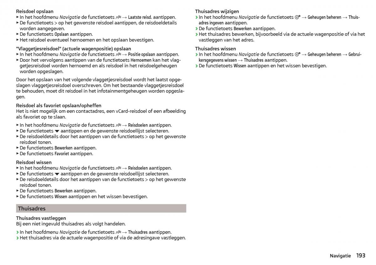 Skoda Kodiaq handleiding / page 195