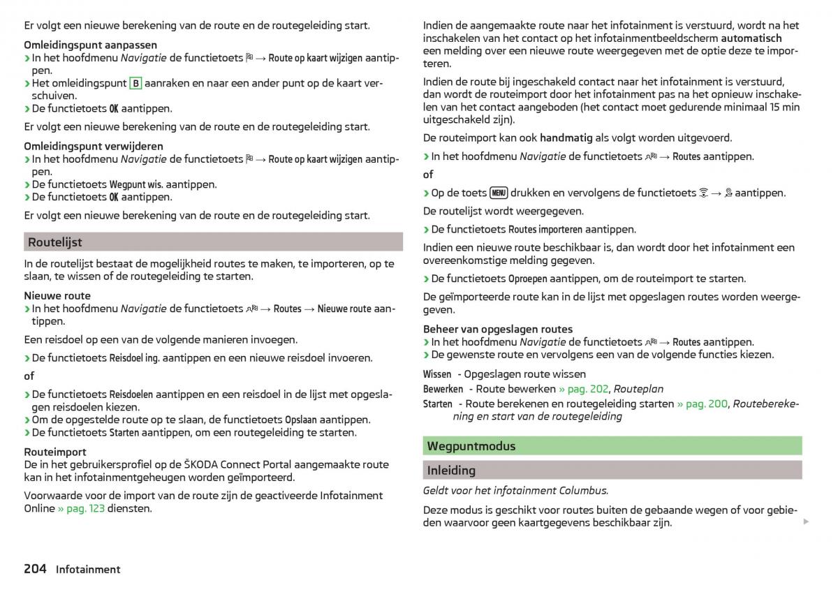 Skoda Kodiaq handleiding / page 206