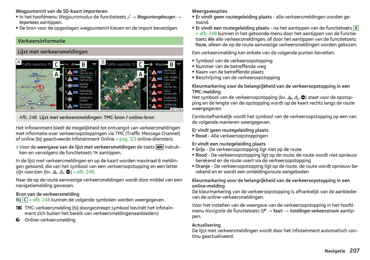 Skoda Kodiaq handleiding / page 209