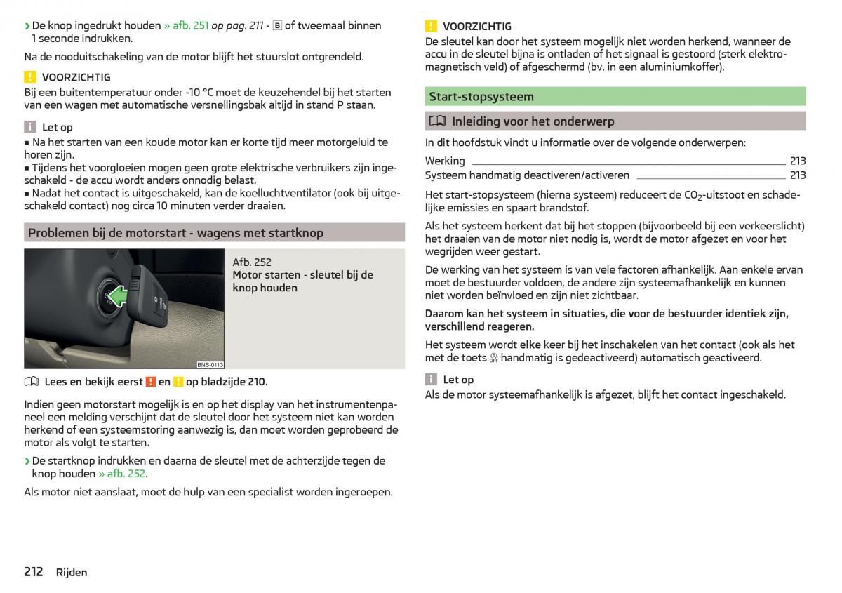 Skoda Kodiaq handleiding / page 214