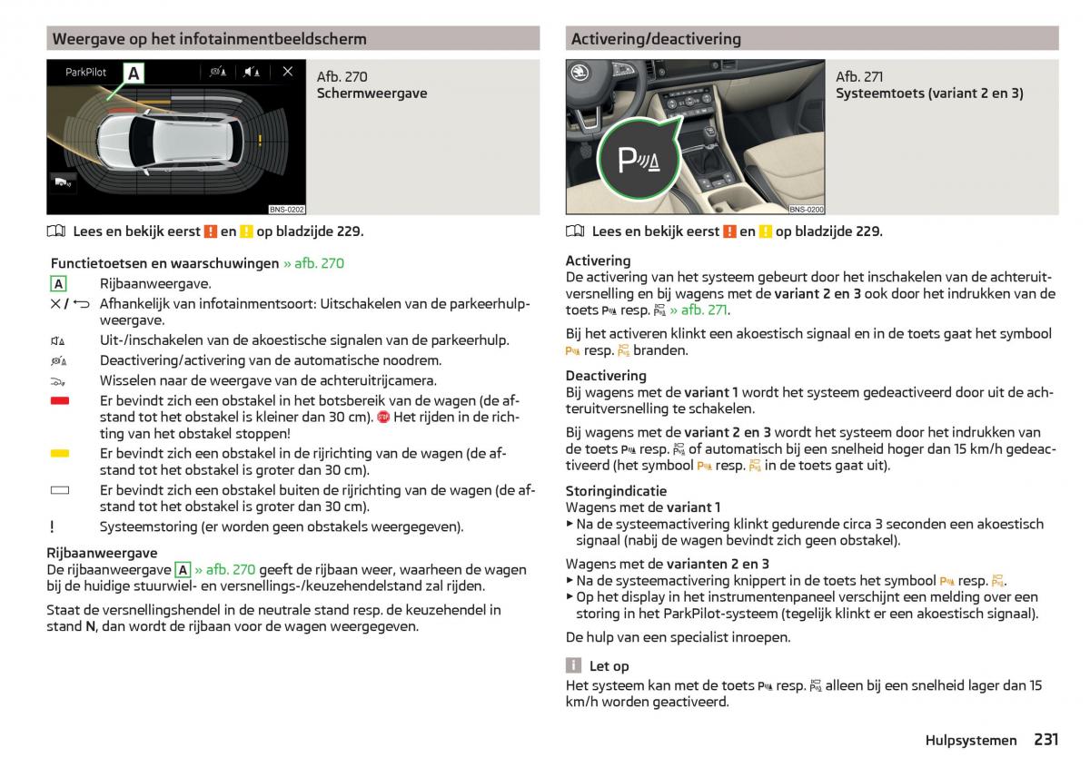 Skoda Kodiaq handleiding / page 233