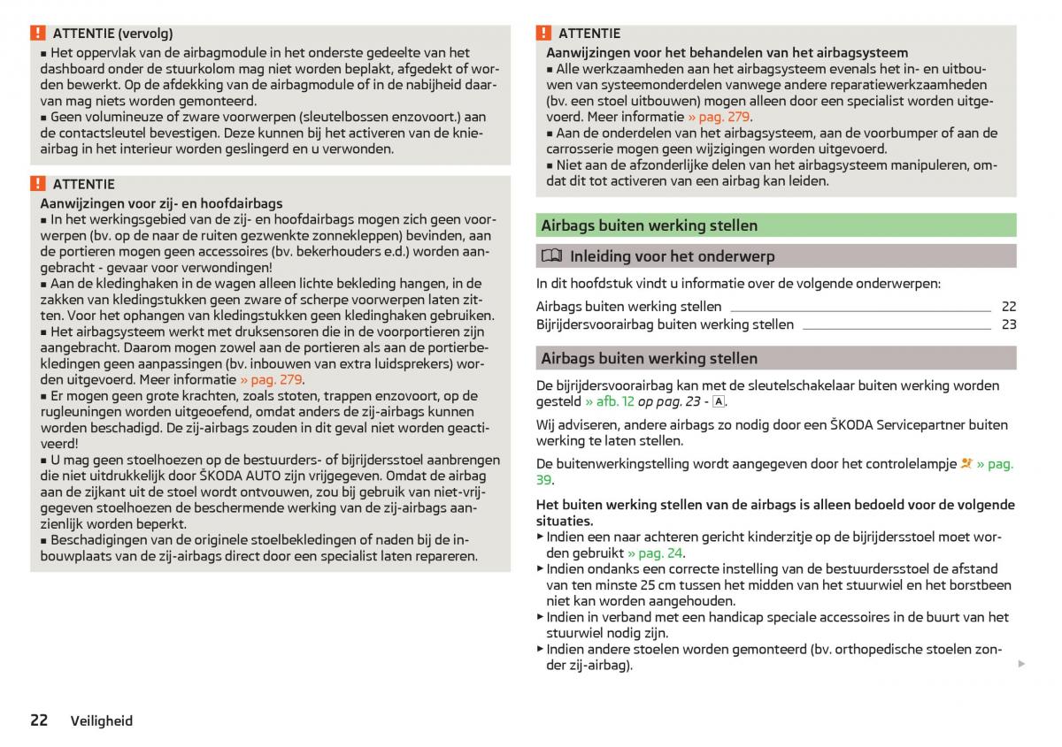 Skoda Kodiaq handleiding / page 24