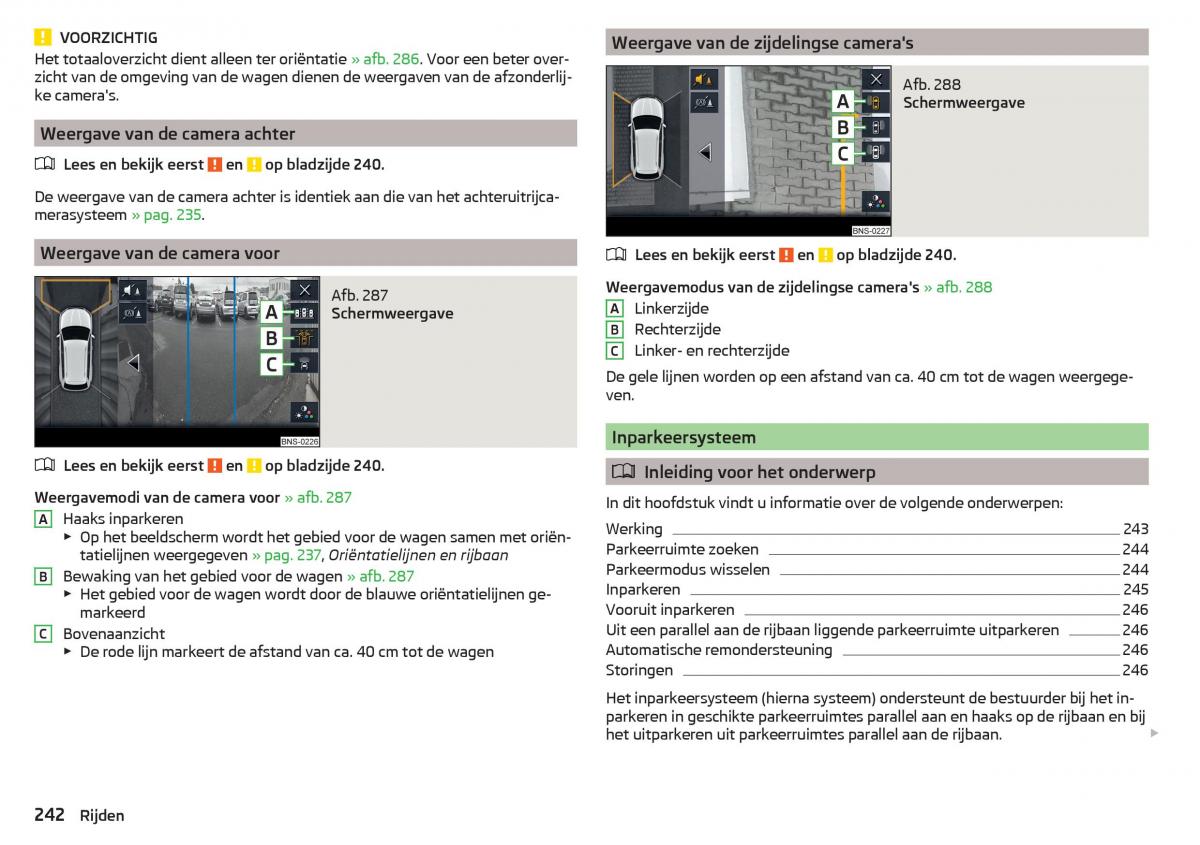 Skoda Kodiaq handleiding / page 244