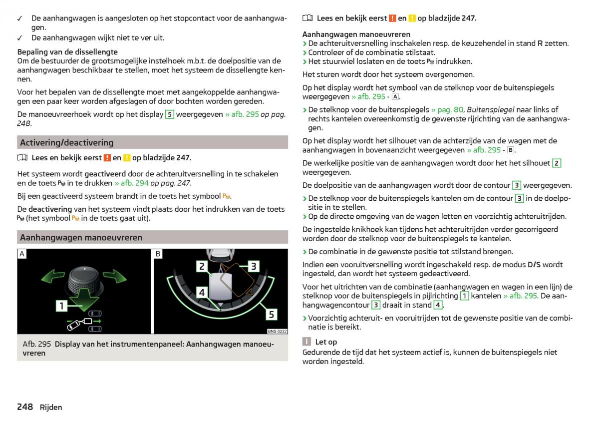 Skoda Kodiaq handleiding / page 250