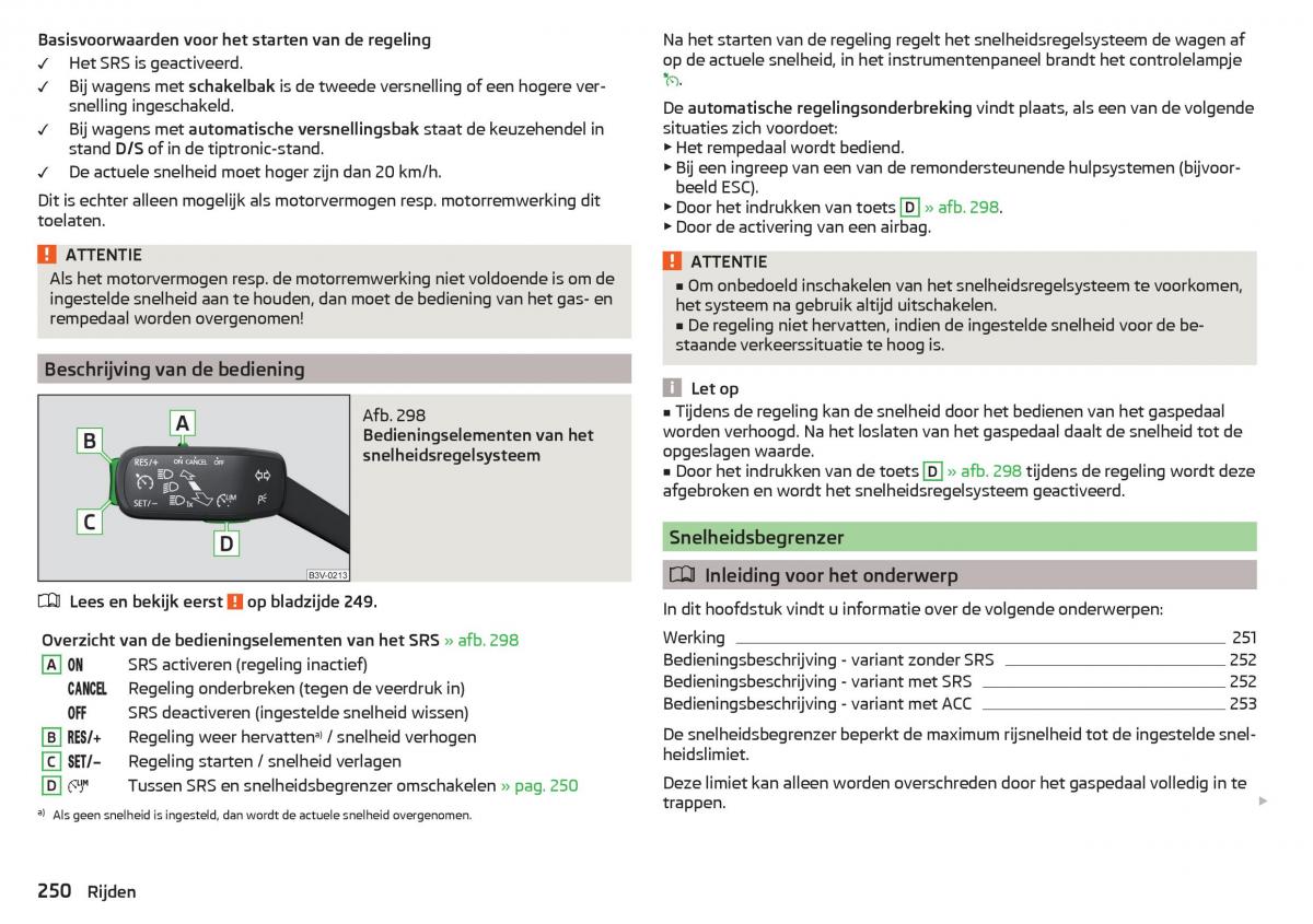 Skoda Kodiaq handleiding / page 252