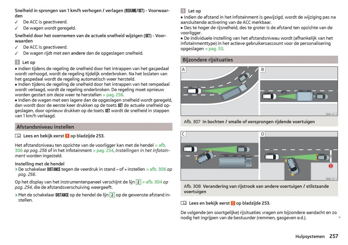 Skoda Kodiaq handleiding / page 259