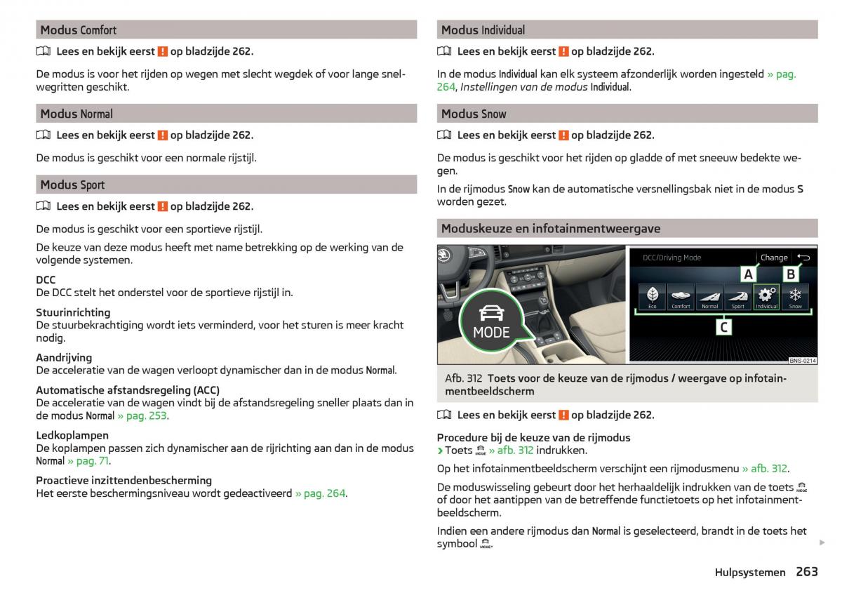 Skoda Kodiaq handleiding / page 265