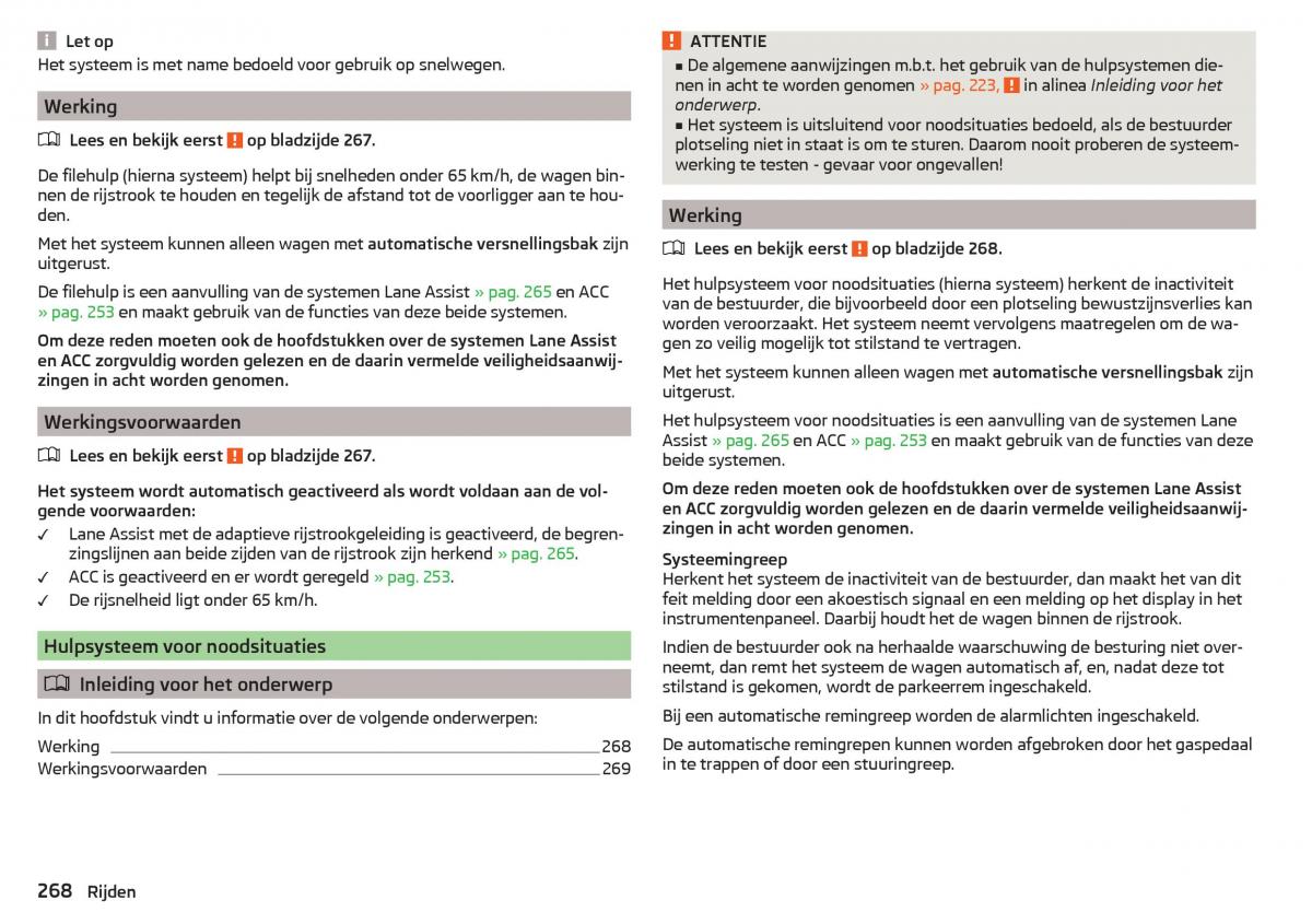 Skoda Kodiaq handleiding / page 270