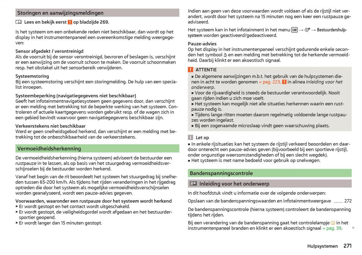 Skoda Kodiaq handleiding / page 273