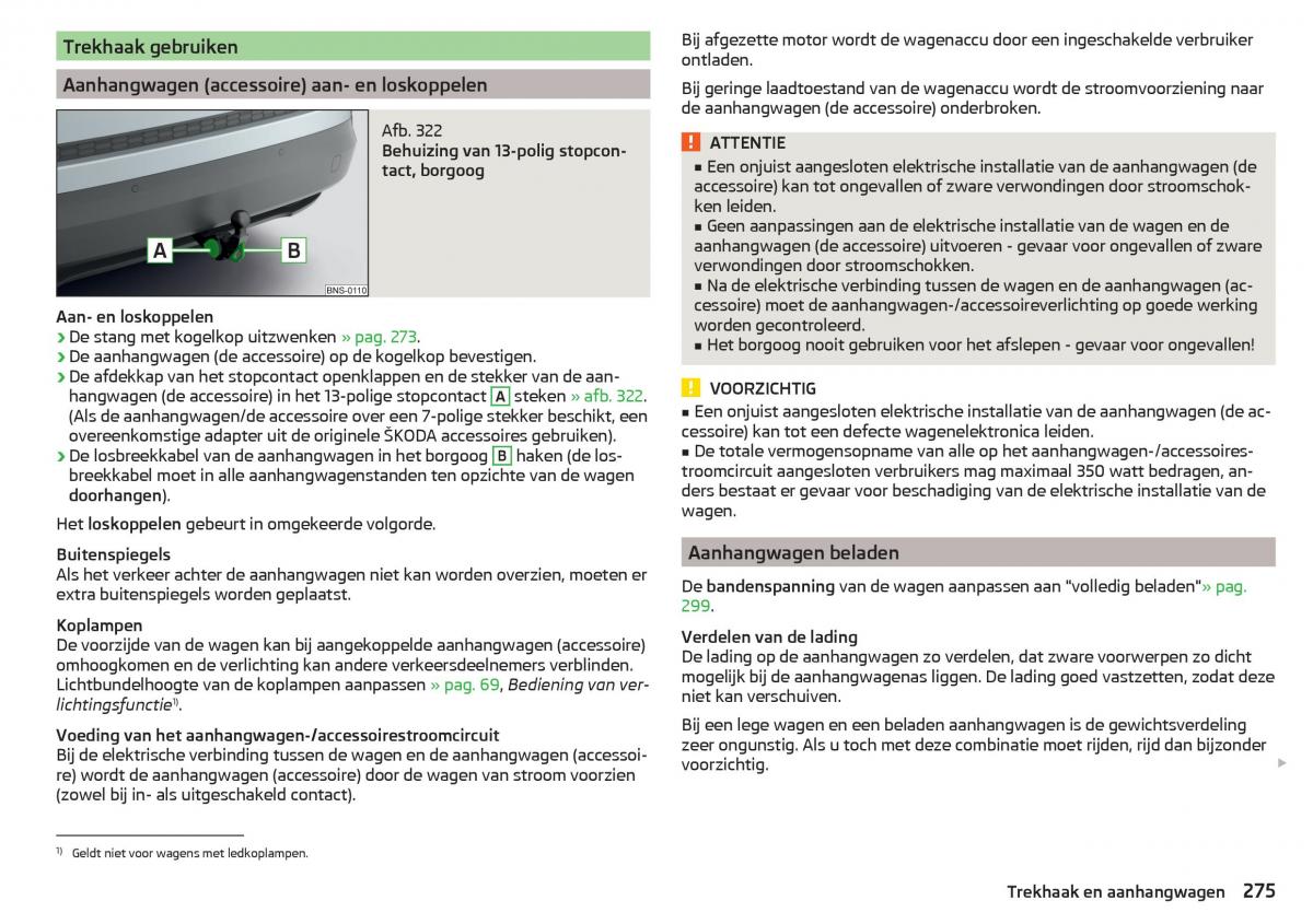 Skoda Kodiaq handleiding / page 277