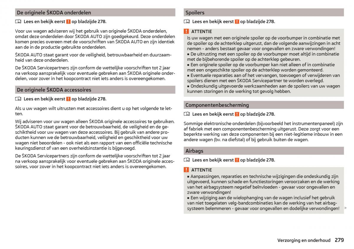 Skoda Kodiaq handleiding / page 281