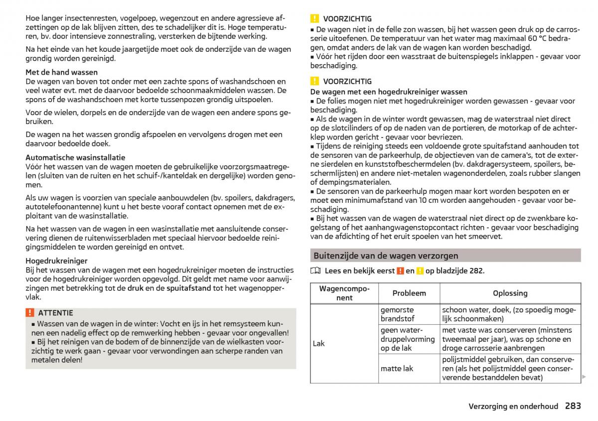 Skoda Kodiaq handleiding / page 285