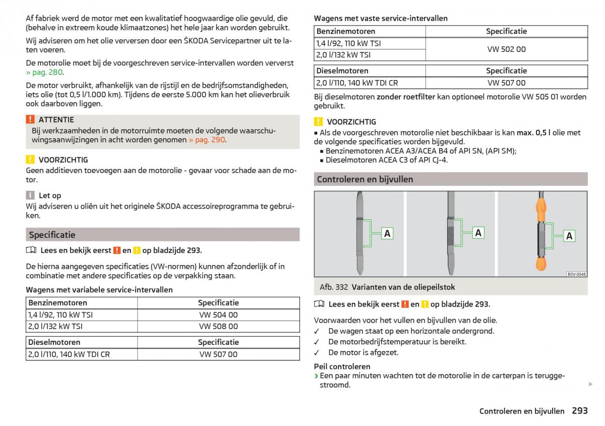 Skoda Kodiaq handleiding / page 295