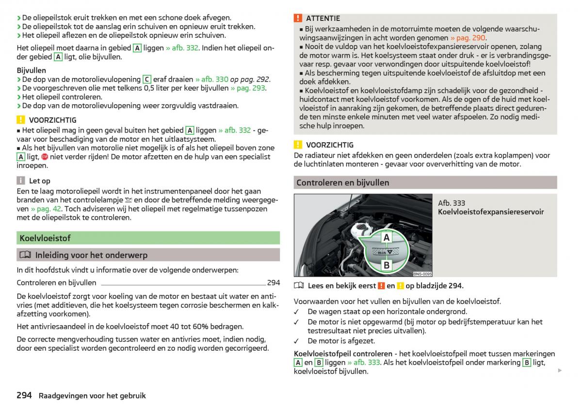 Skoda Kodiaq handleiding / page 296