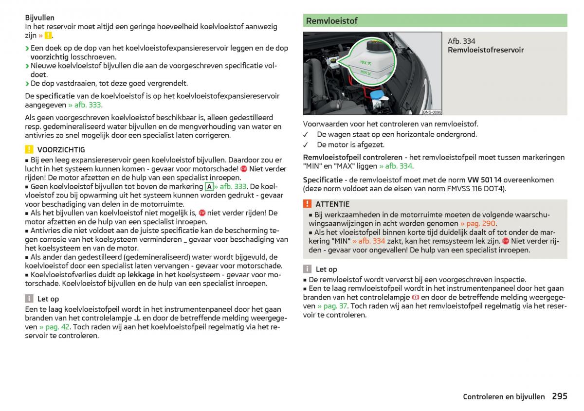 Skoda Kodiaq handleiding / page 297