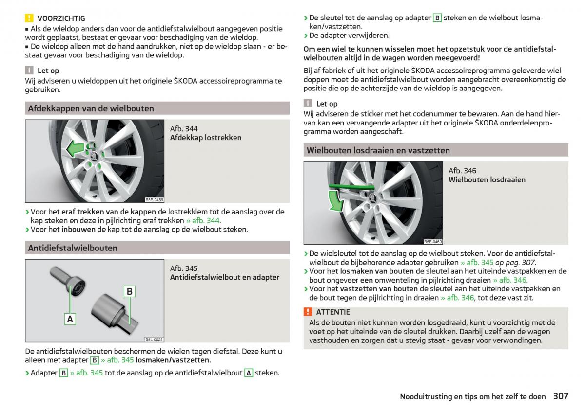 Skoda Kodiaq handleiding / page 309