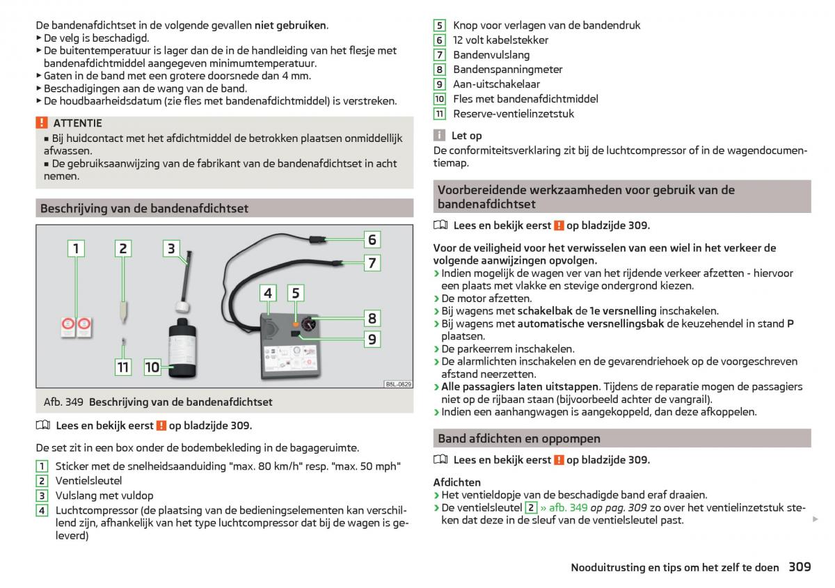 Skoda Kodiaq handleiding / page 311