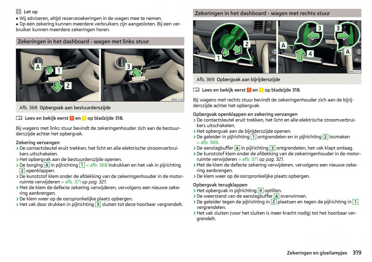 Skoda Kodiaq handleiding / page 321