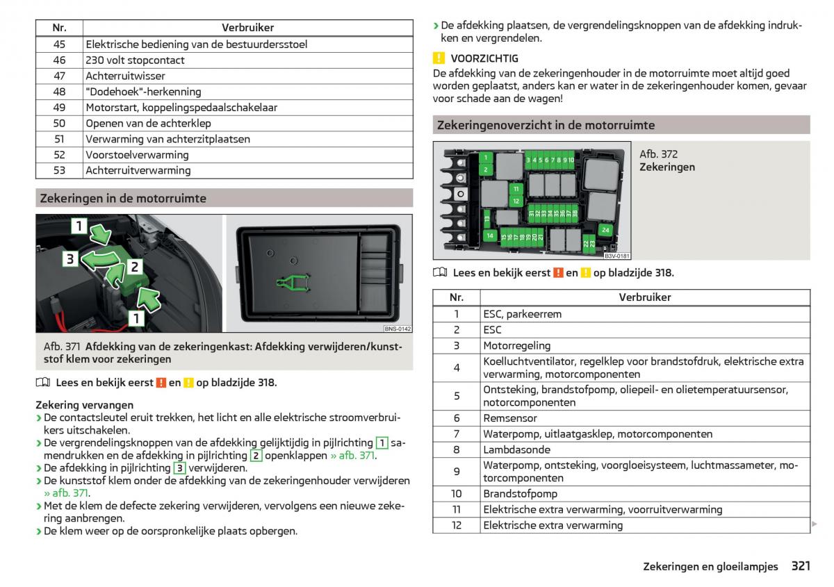 Skoda Kodiaq handleiding / page 323