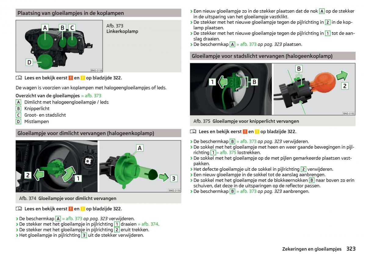 Skoda Kodiaq handleiding / page 325