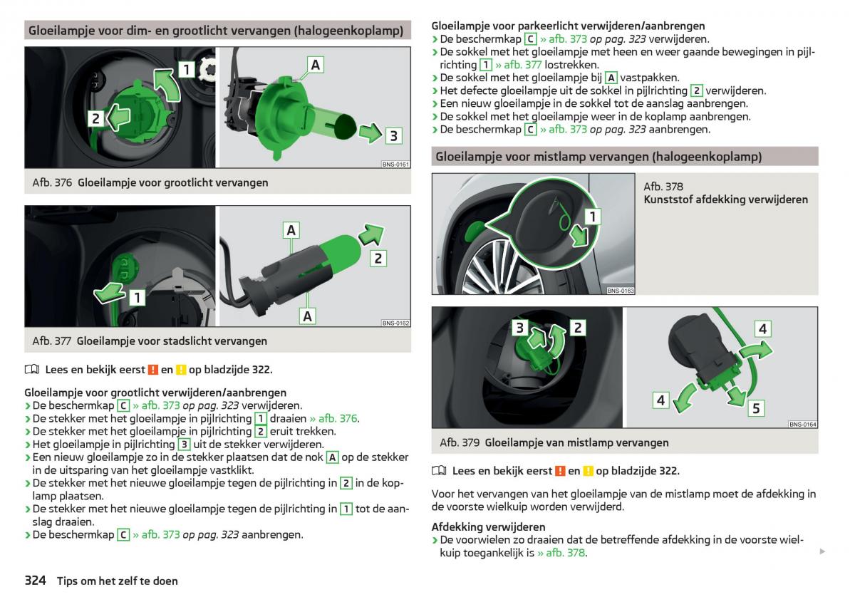 Skoda Kodiaq handleiding / page 326