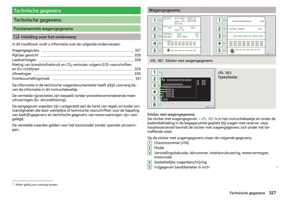 Skoda Kodiaq handleiding / page 329