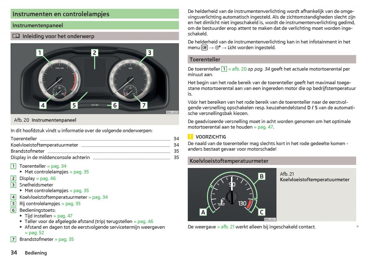 Skoda Kodiaq handleiding / page 36