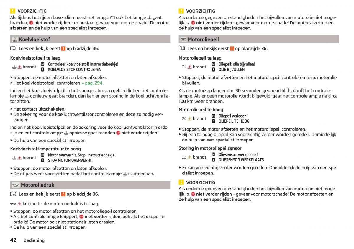 Skoda Kodiaq handleiding / page 44