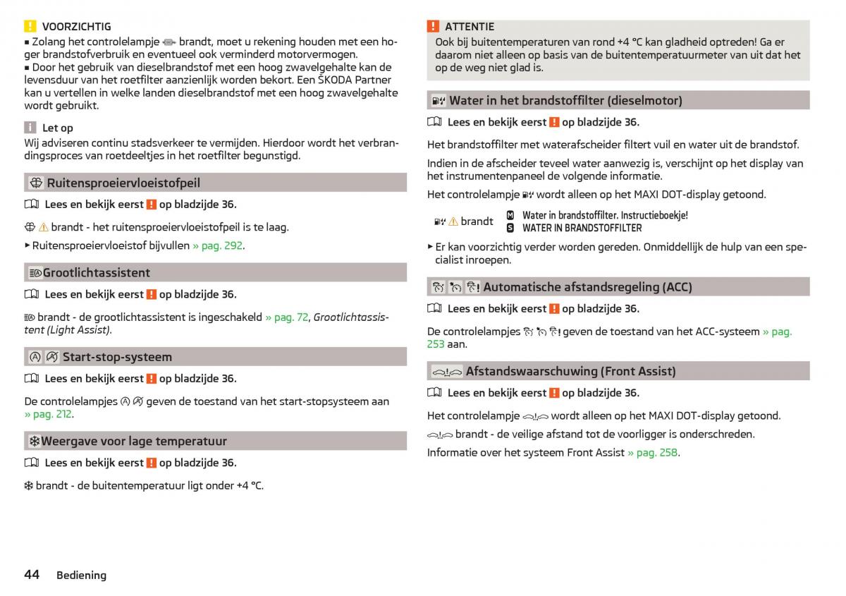 Skoda Kodiaq handleiding / page 46