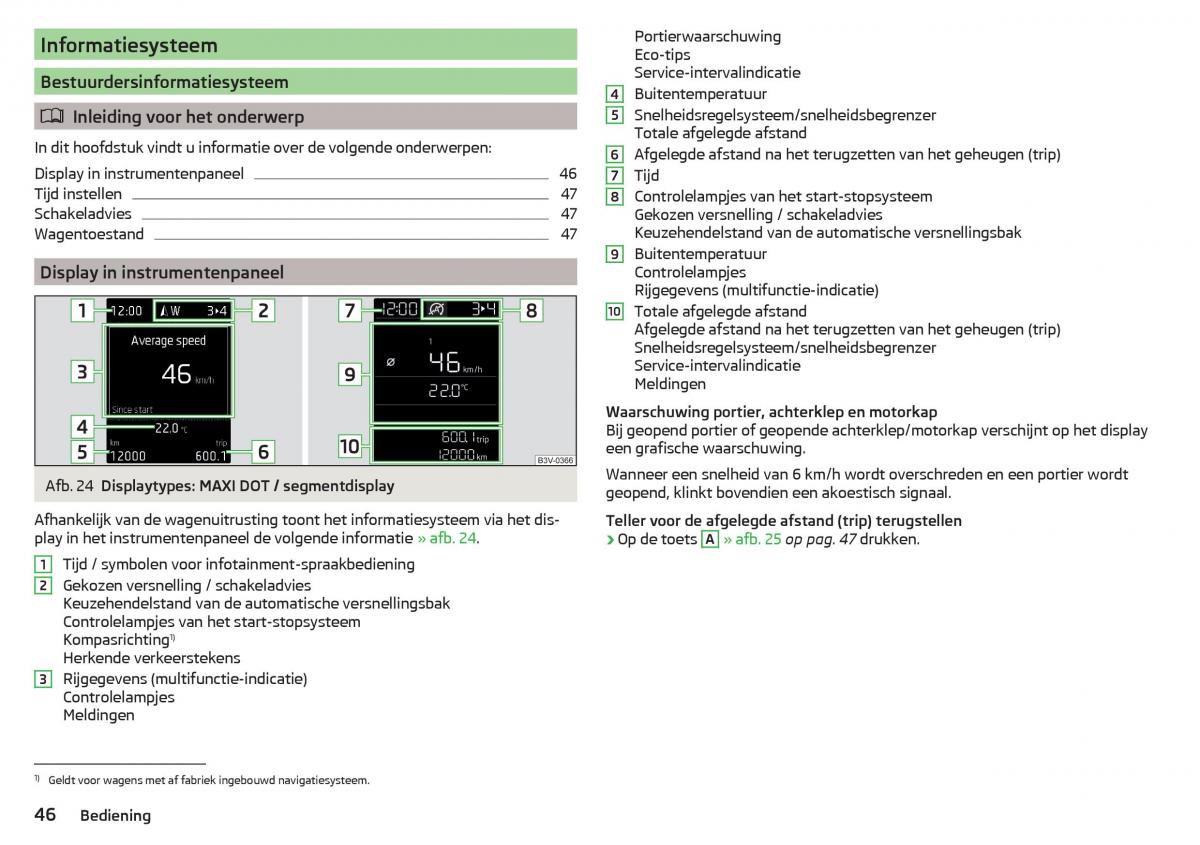 Skoda Kodiaq handleiding / page 48