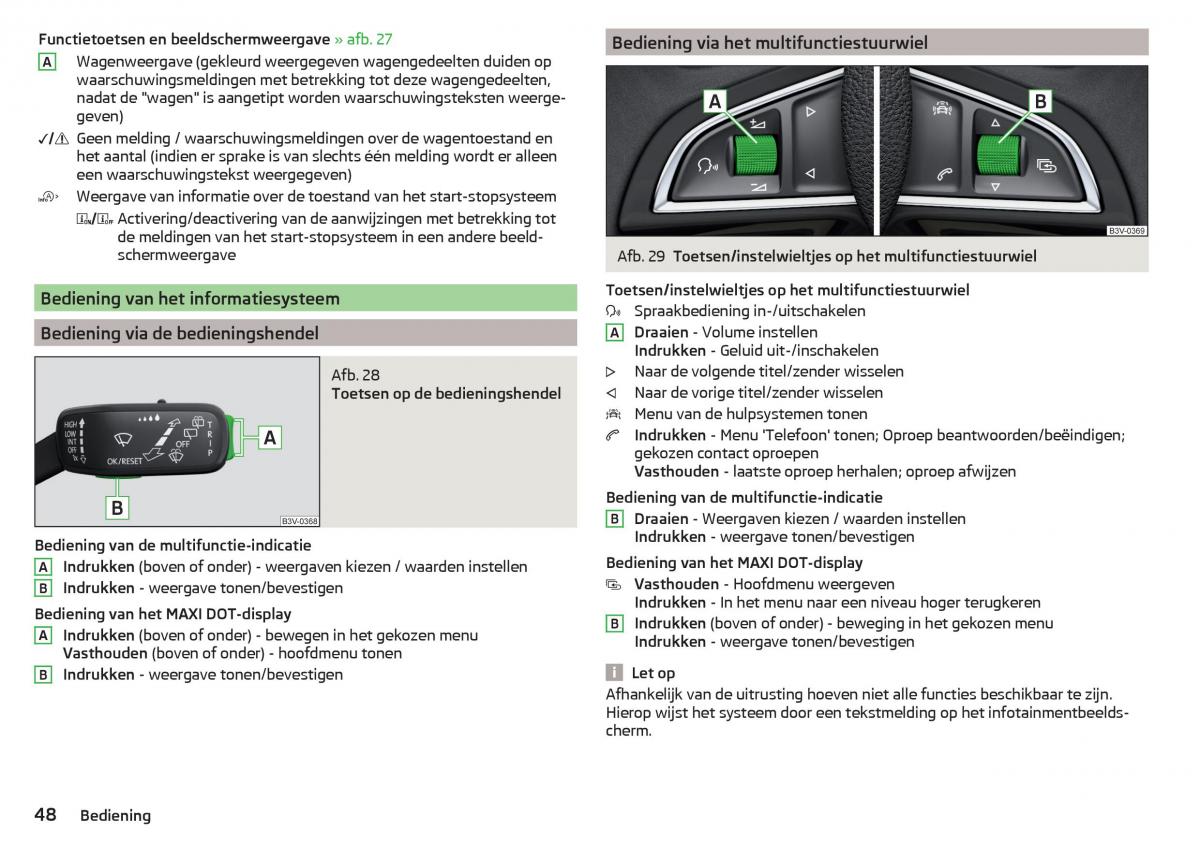 Skoda Kodiaq handleiding / page 50