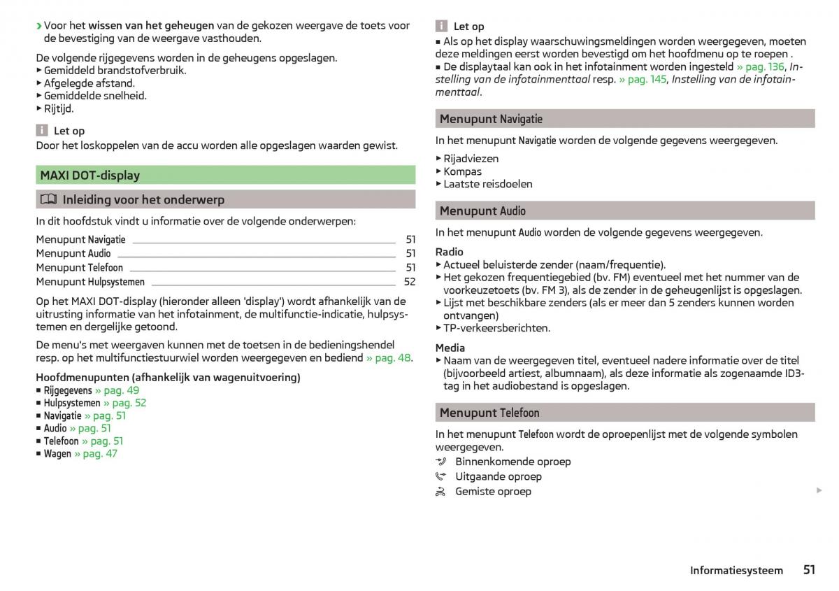 Skoda Kodiaq handleiding / page 53