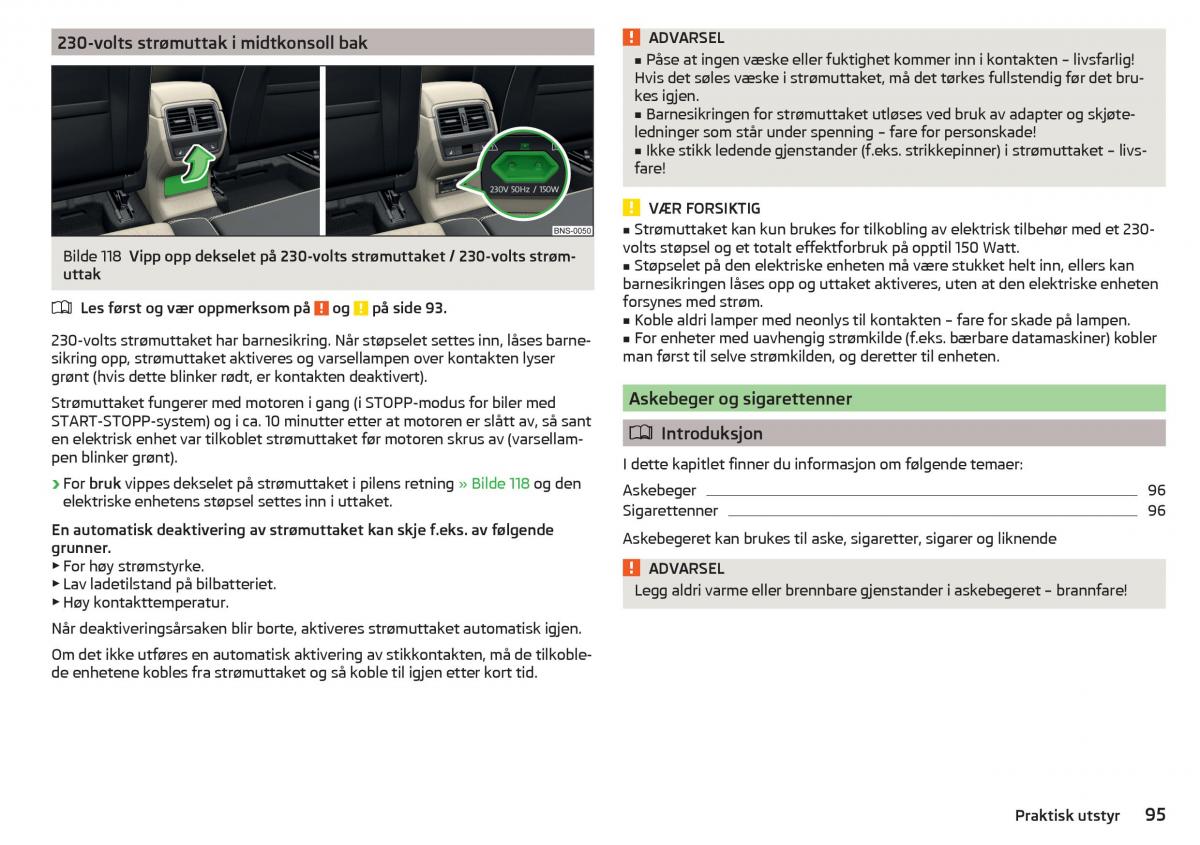 Skoda Kodiaq bruksanvisningen / page 97