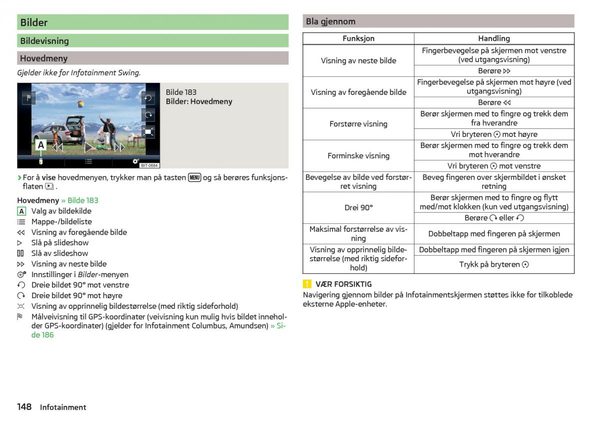 Skoda Kodiaq bruksanvisningen / page 150