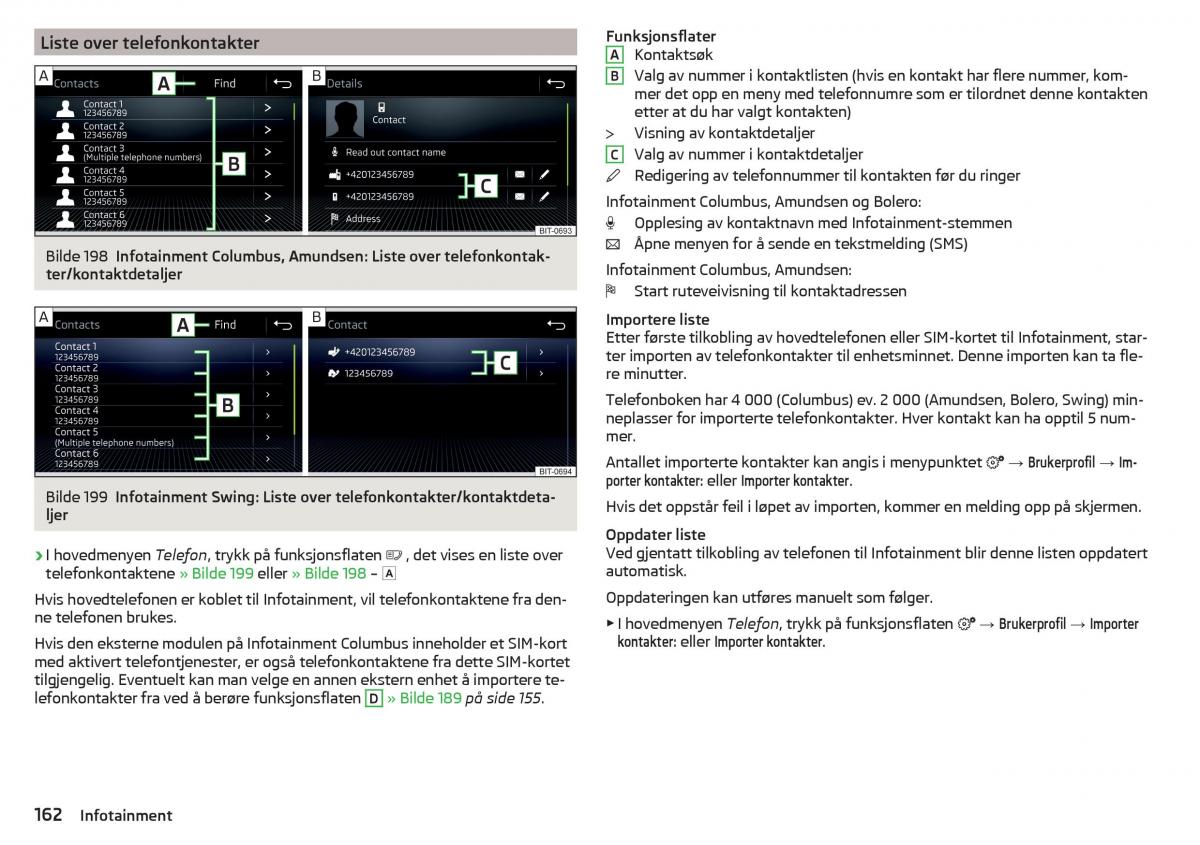 Skoda Kodiaq bruksanvisningen / page 164