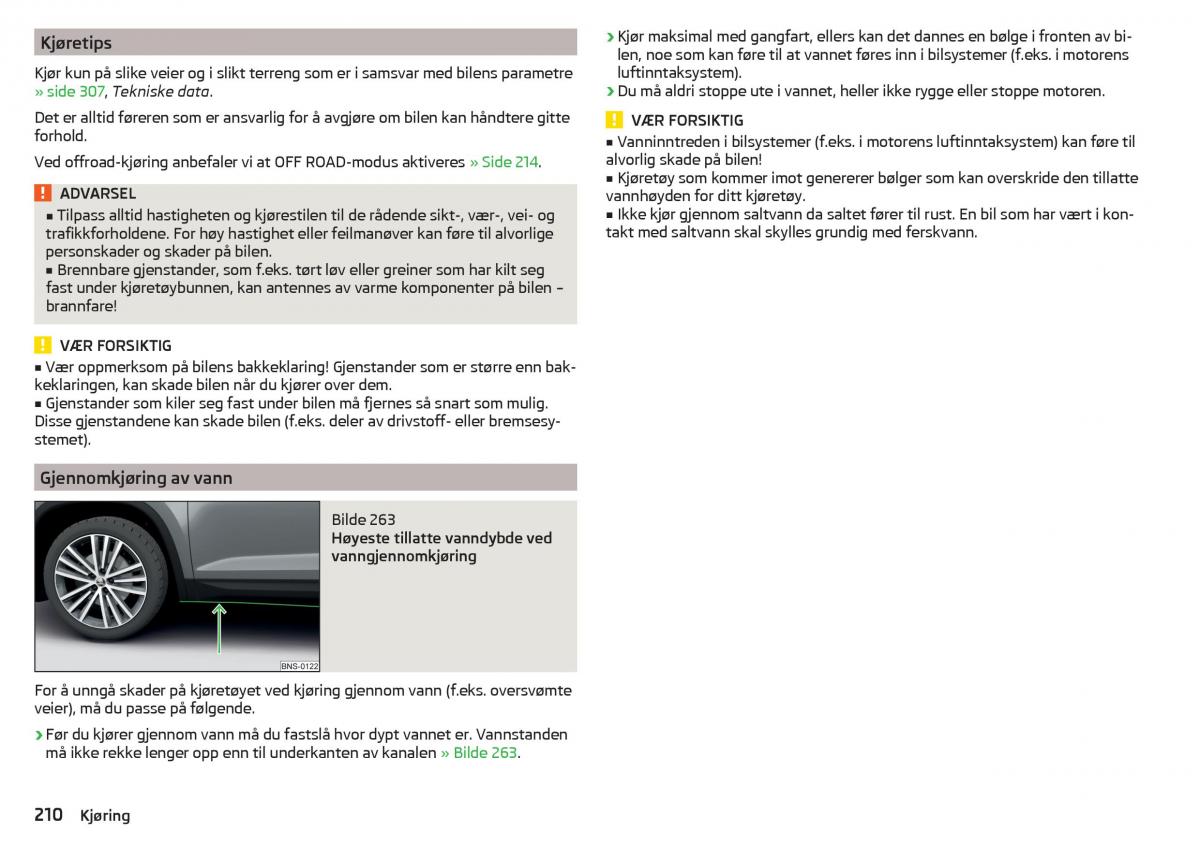 Skoda Kodiaq bruksanvisningen / page 212