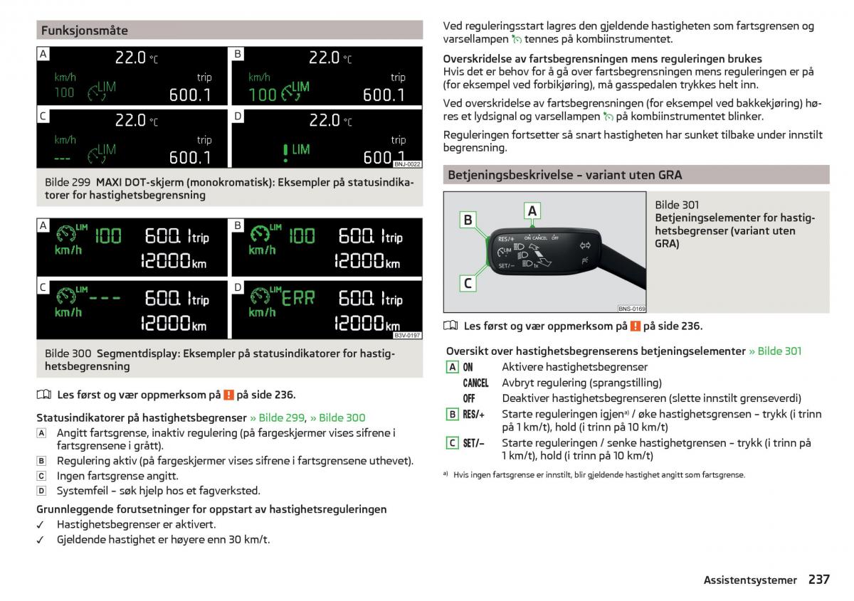 Skoda Kodiaq bruksanvisningen / page 239