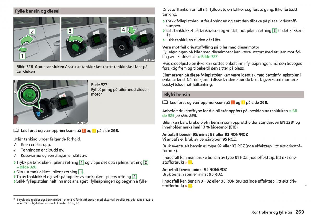 Skoda Kodiaq bruksanvisningen / page 271