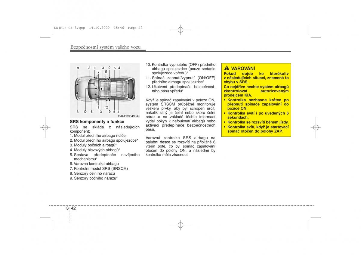 KIA Ceed I 1 navod k obsludze / page 56