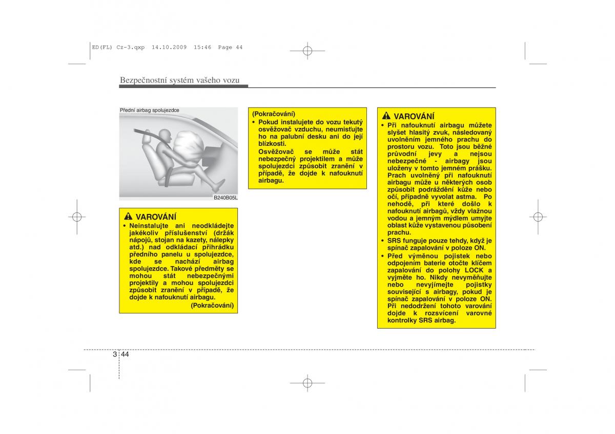 KIA Ceed I 1 navod k obsludze / page 58